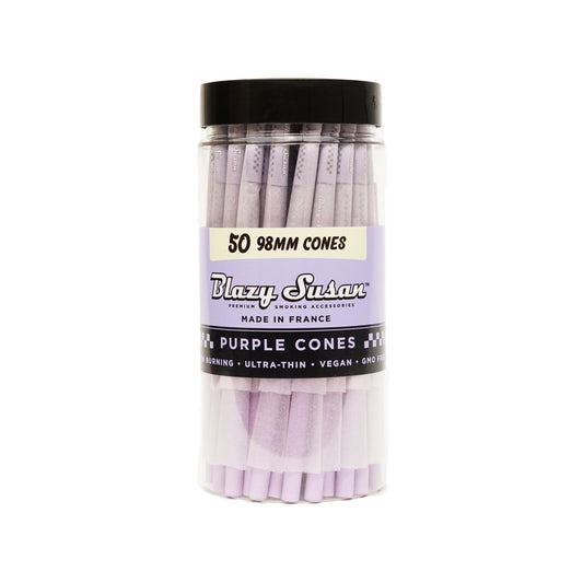 Blazy Susan 98mmn Cones 50pk Purple