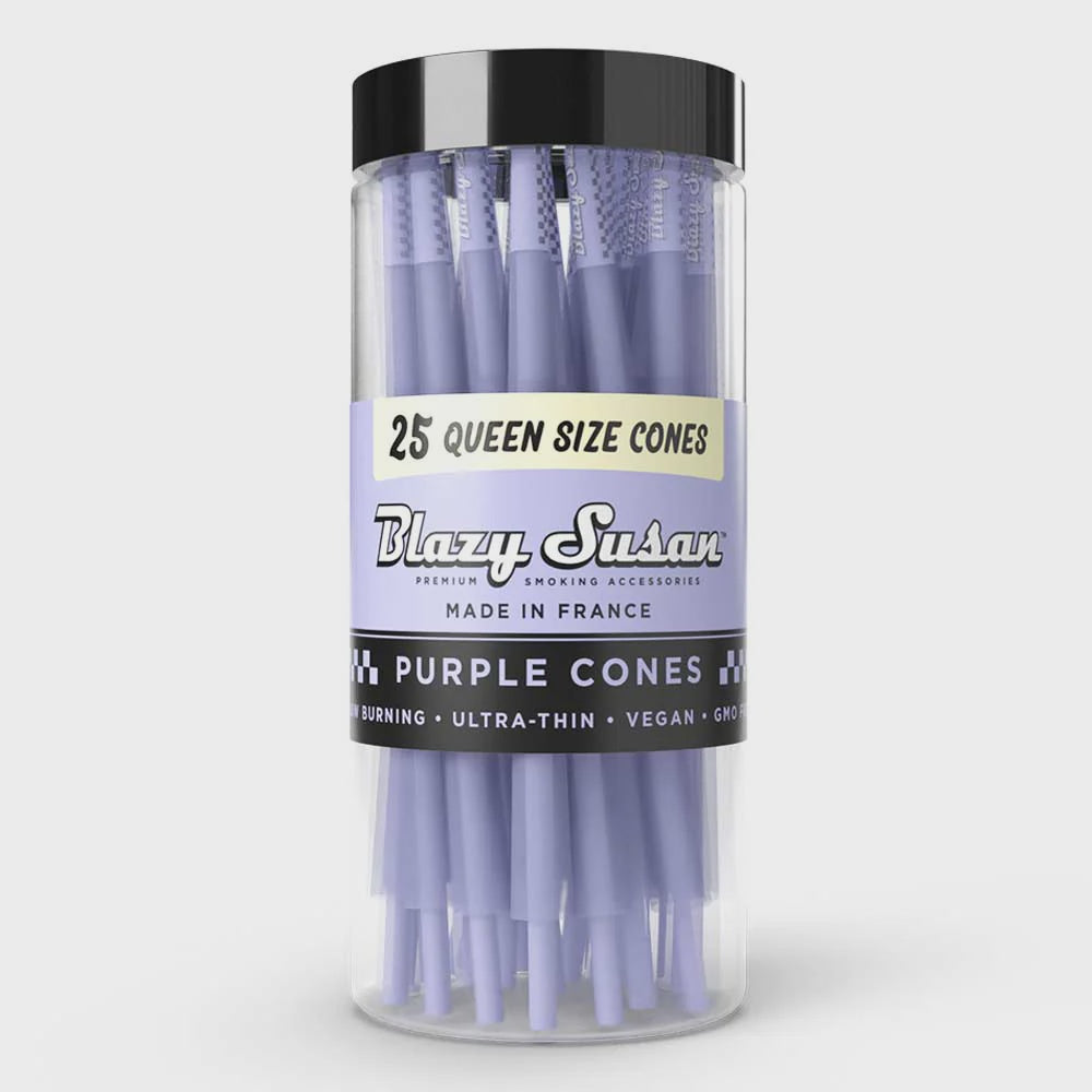 Blazy Susan Queen Size Cones 25pk Purple