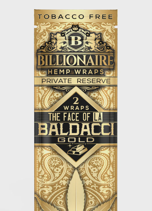 Billionaire Hemp Wraps - Gold