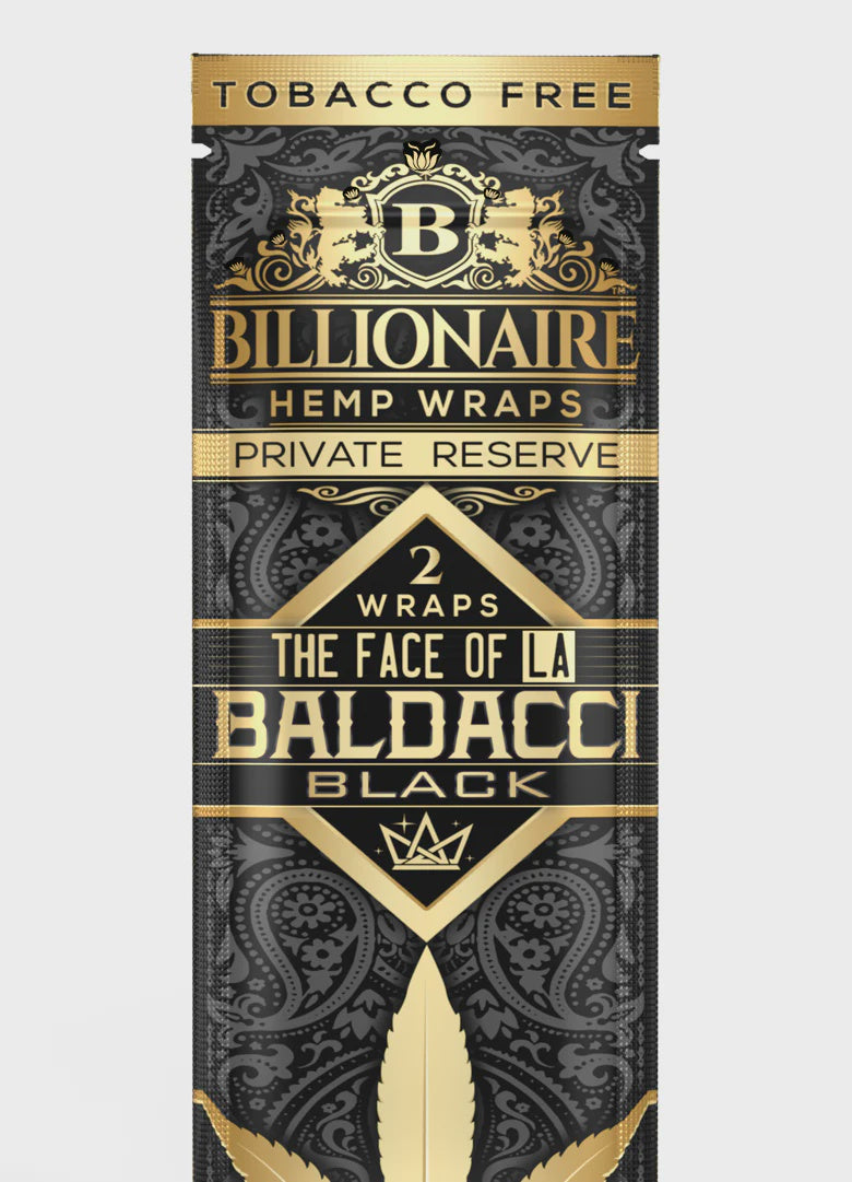 Billionaire Hemp Wraps - Black