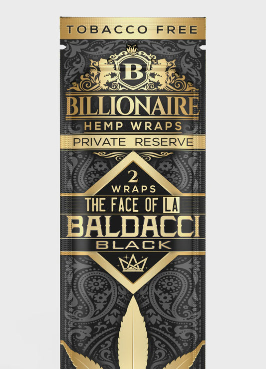 Billionaire Hemp Wraps - Black