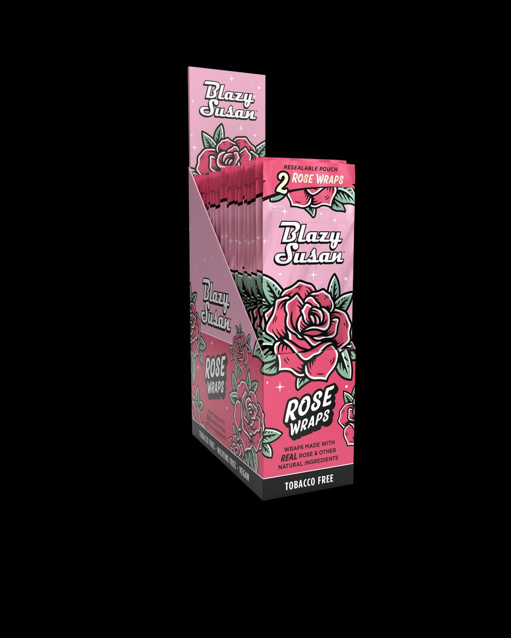 Blazy Susan Rose Wraps 2pk