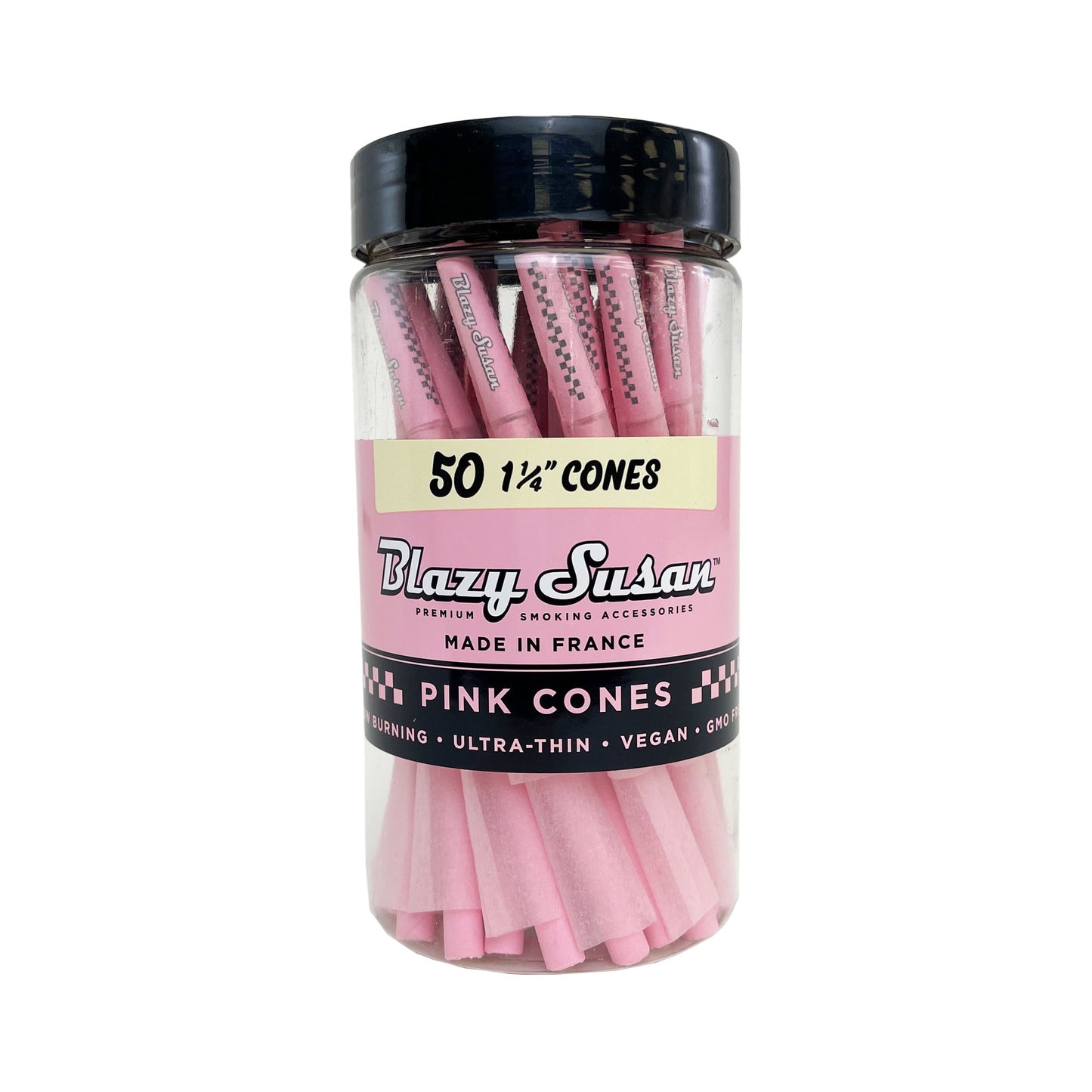 Blazy Susan 1 1/4" Size  Cones 50pk Pink