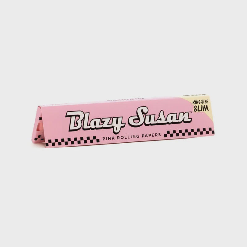 Blazy Susan Rolling Papers King Slim Size Pink