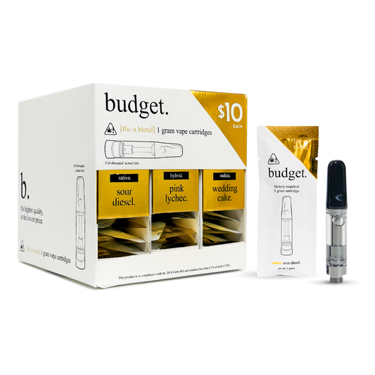 Budget THC-A Blend 1G Cart