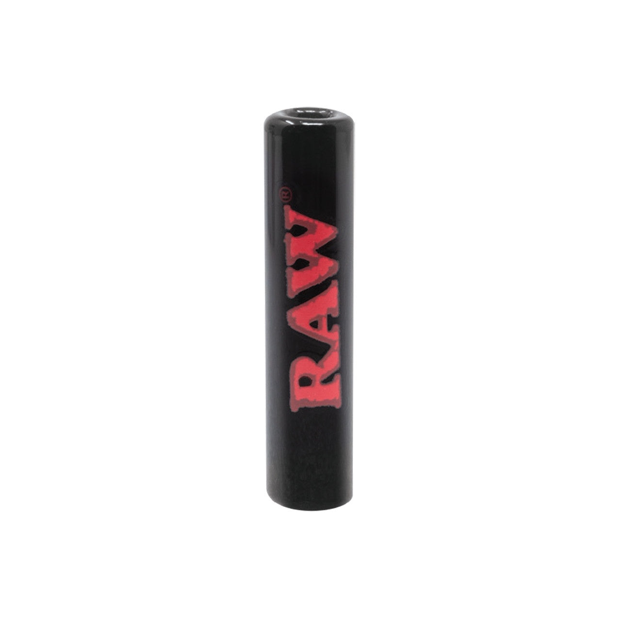 Raw Black Glass Tip