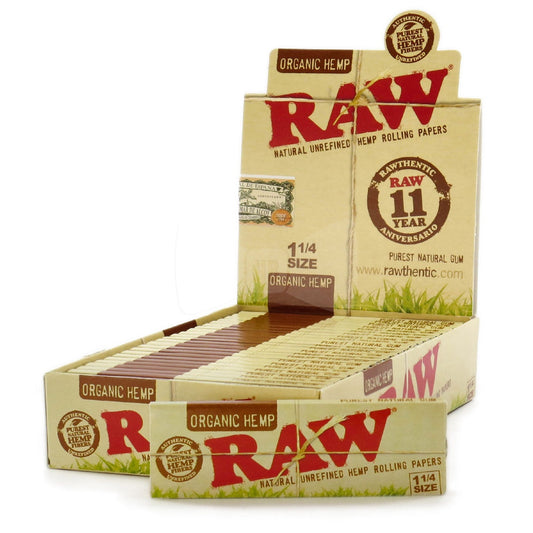 Raw Organic Paper 1-1/4 Size