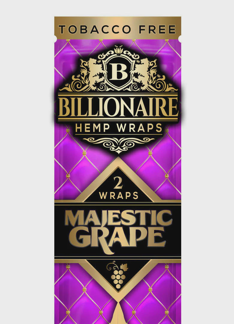 Billionaire Hemp Wraps - Majestic Grape