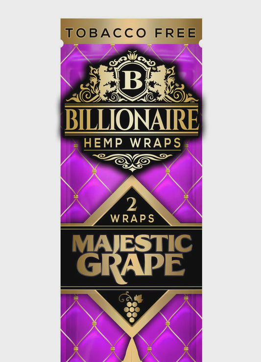 Billionaire Hemp Wraps - Majestic Grape