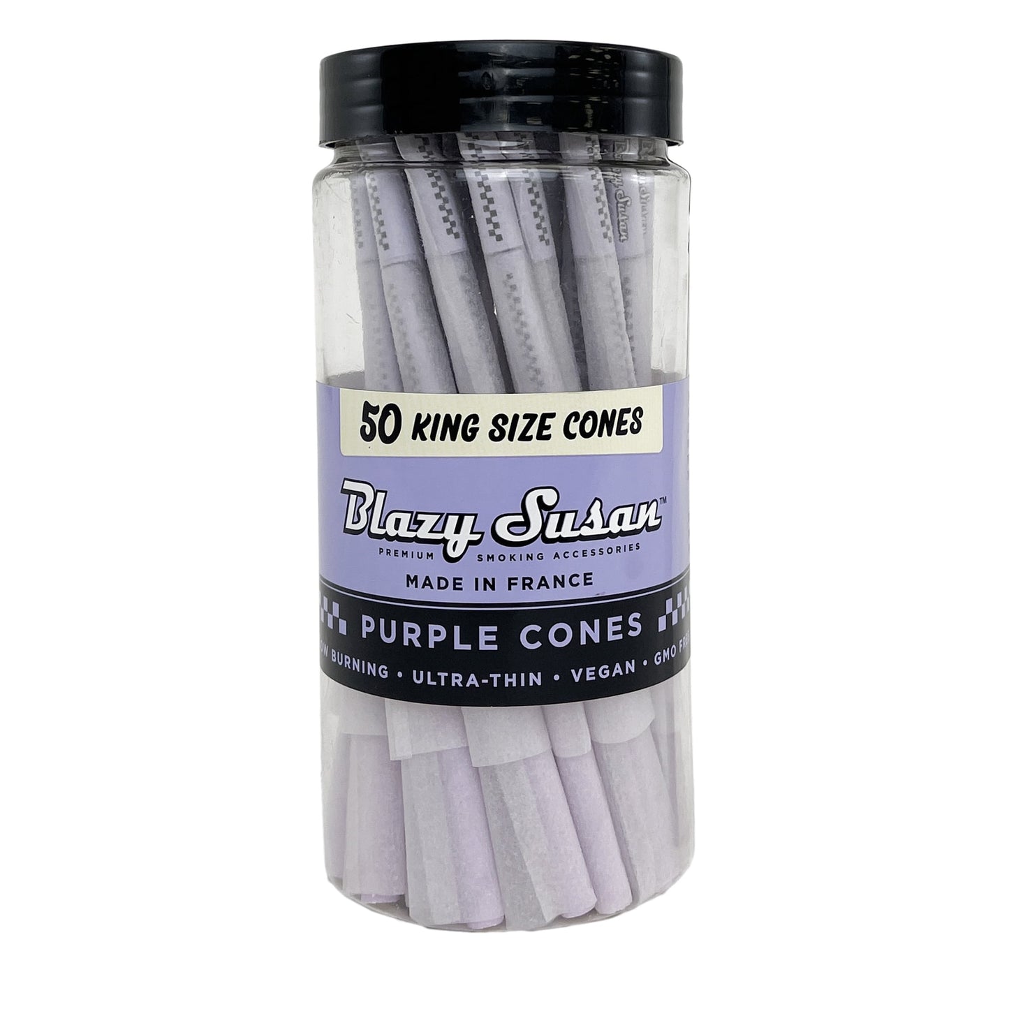 Blazy Susan King Size Cones 50pk Purple