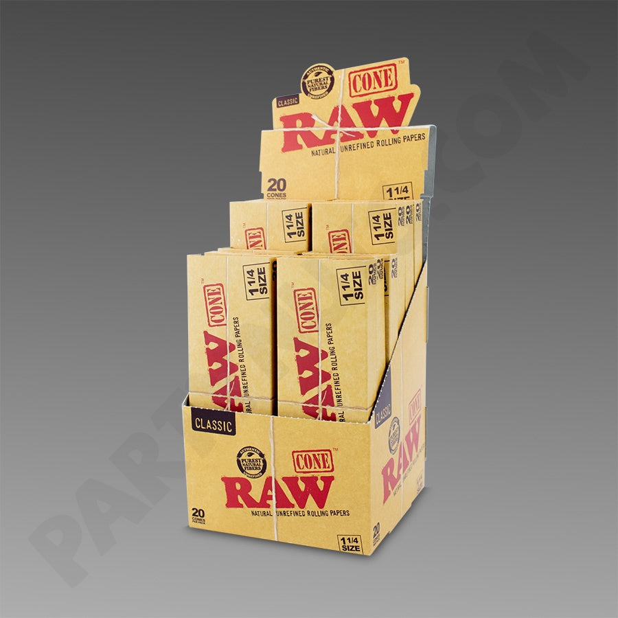 Raw Classic Cone 1-1/4 Size 20pk