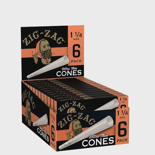 Zig Zag Ultra Thin Cones 1-1/4 Size